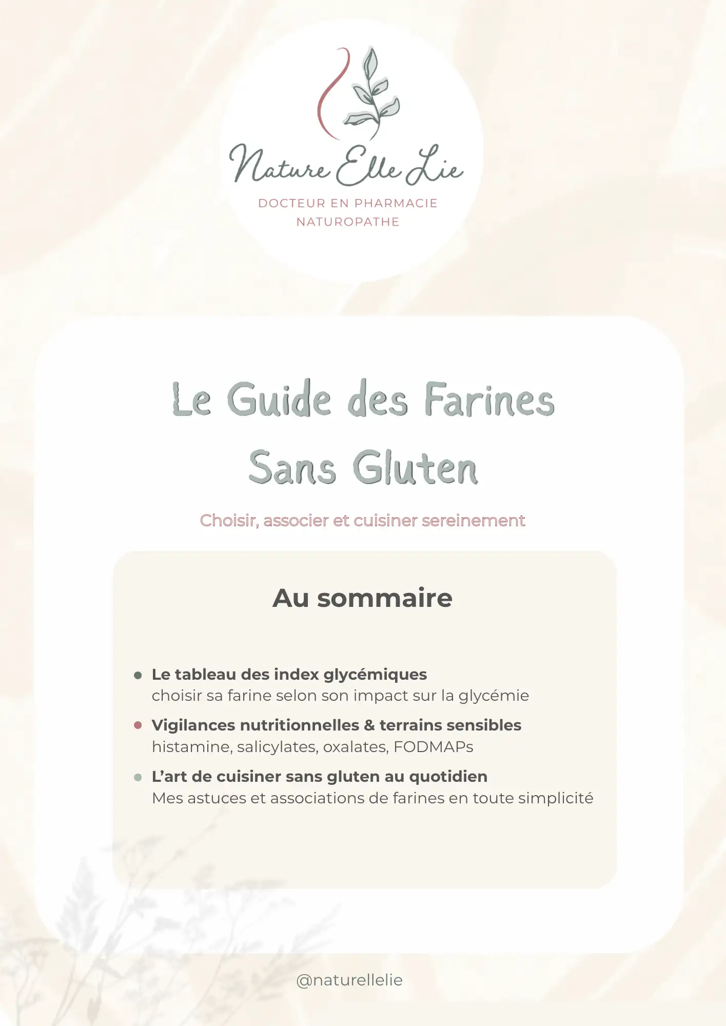 Farines sans gluten VF avec histaminose